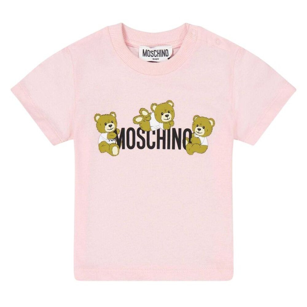 Moschino Baby T-Shirt & Shorts Set / Pink
